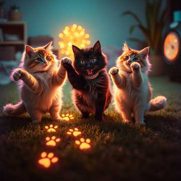 Bitlo.ru - Четыре кошки, один кот и пёс,