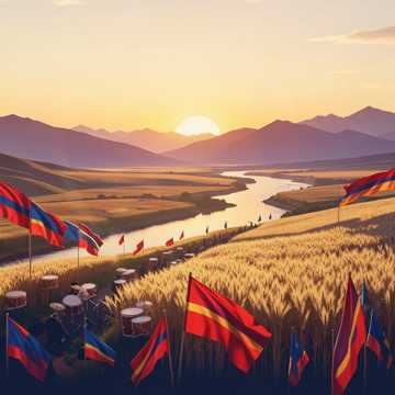 Bitlo.ru - (Куплет 1) Родина наша, просторы без края, От ю...