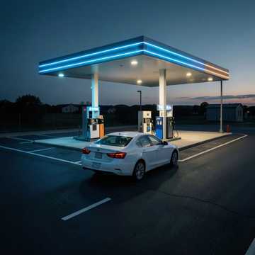 Bitlo.ru - Адам на белой Приоре каждый вечер на заправке д...