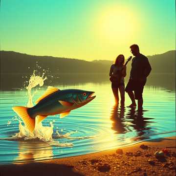 Bitlo.ru - Михалыч поймал огромную щуку и возле берега её ...