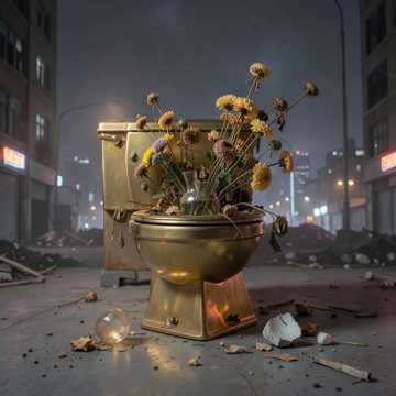 Bitlo.ru - Цветы в вазе, Говно в золотом унитазе