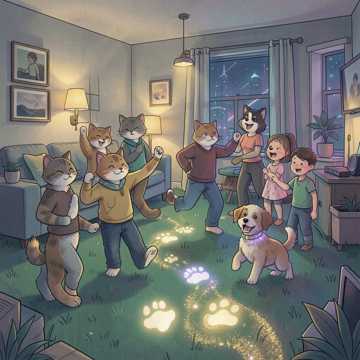 Bitlo.ru - Четыре кошки, один кот и пёс,